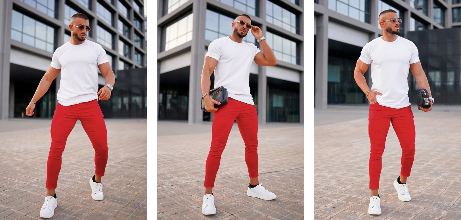 What Top to Wear with Red Pants? GINGTTO What Top to Wear with Red Pants? GINGTTO