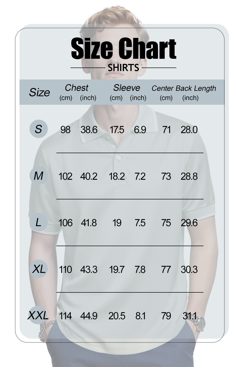 Polo ajustado de alta calidad para hombre - Gris