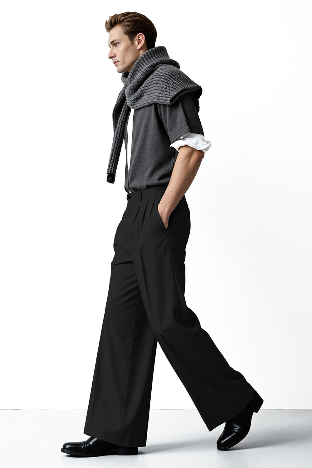 Men's Relaxed Baggy Pant - Black