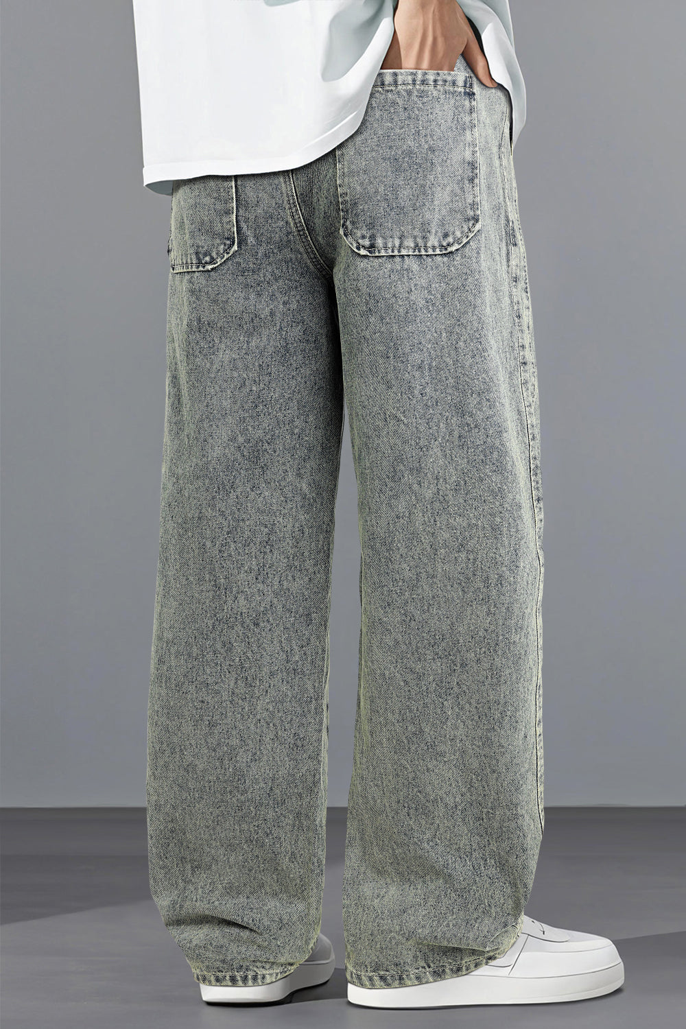 Men's Baggy Jean - Retro Blue