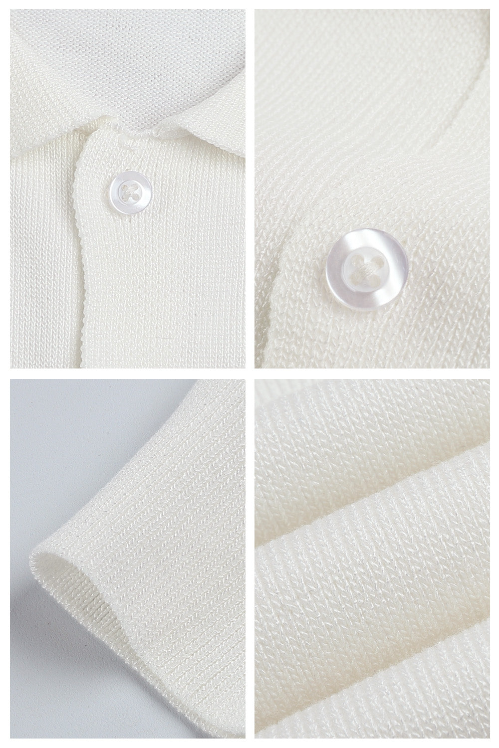 Polo Homme Coupe Slim - Manches Longues