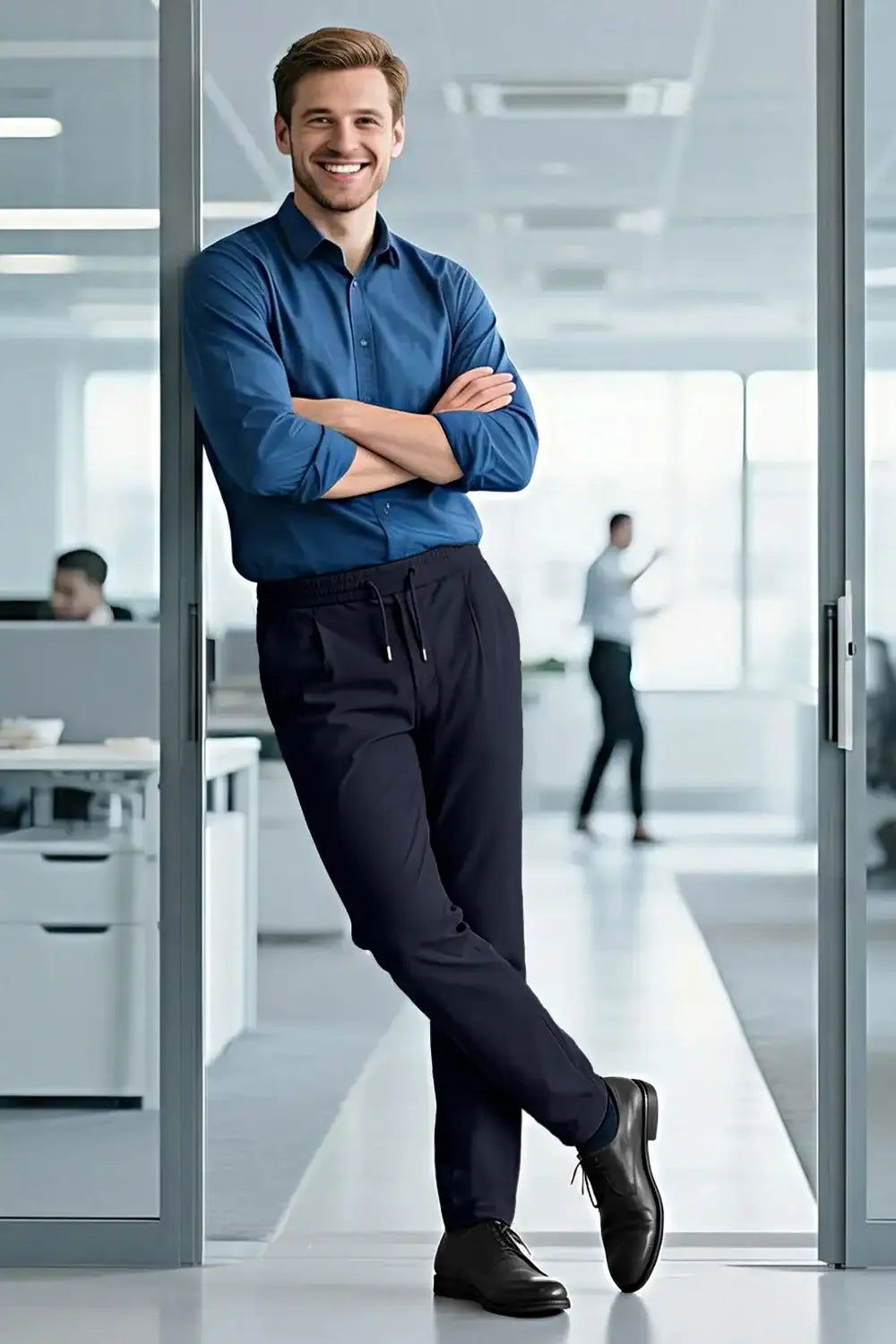 Men's Commuting 7*24 Pant - Dark Blue