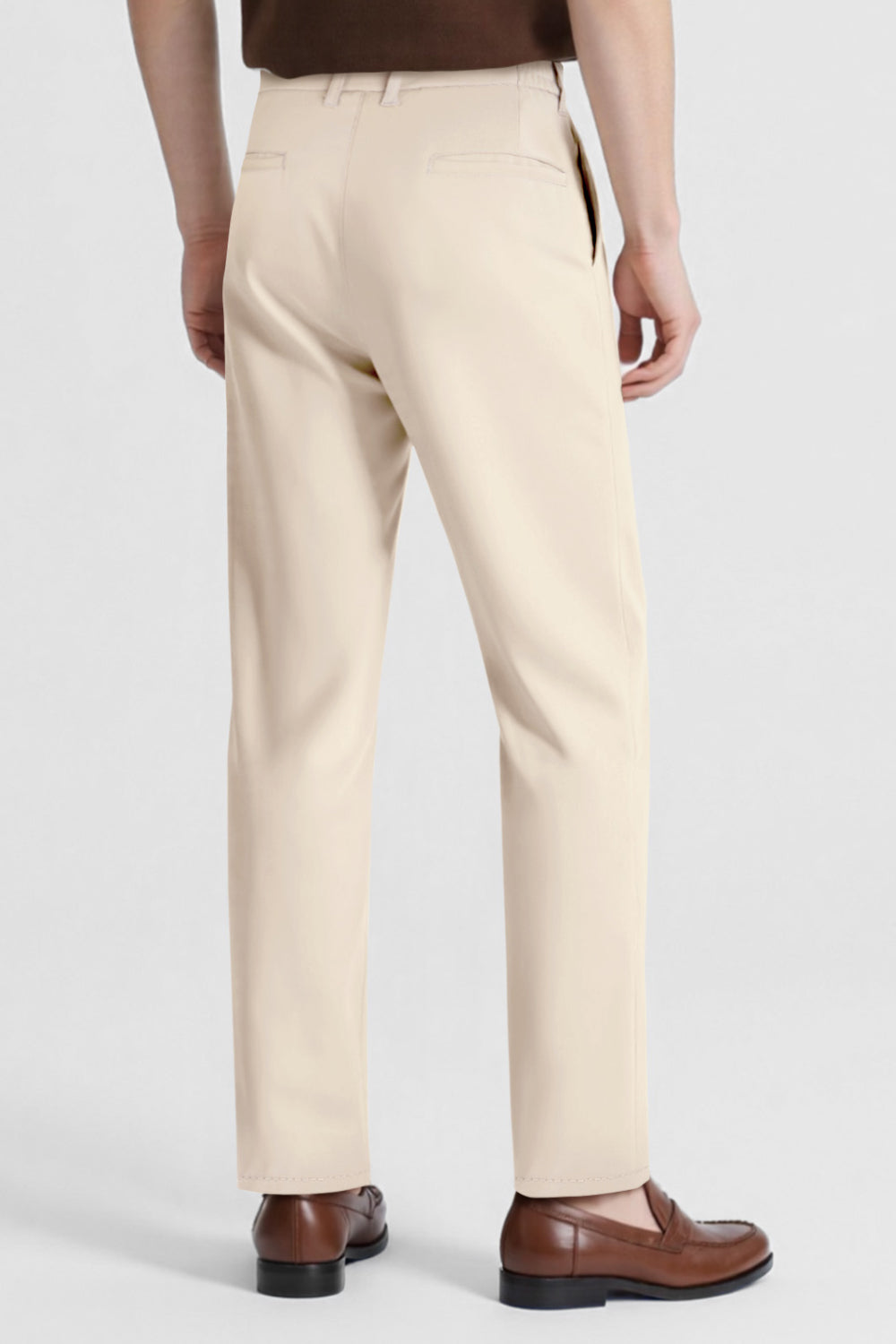 Relaxed Fit Hose für Herren - Beige