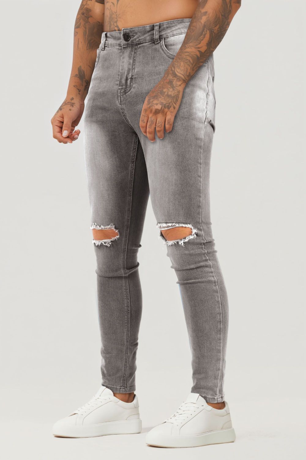 Super Skinny Fit Pantalon Skinny De Hombre Pantalon De Mezclilla