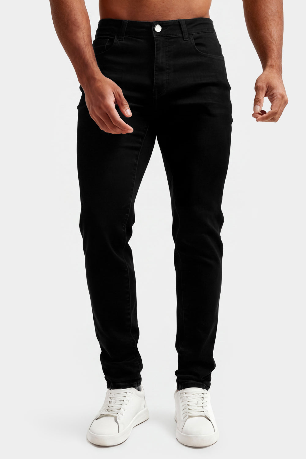 Men's Skinny Jean - Black For Sale – GINGTTO
