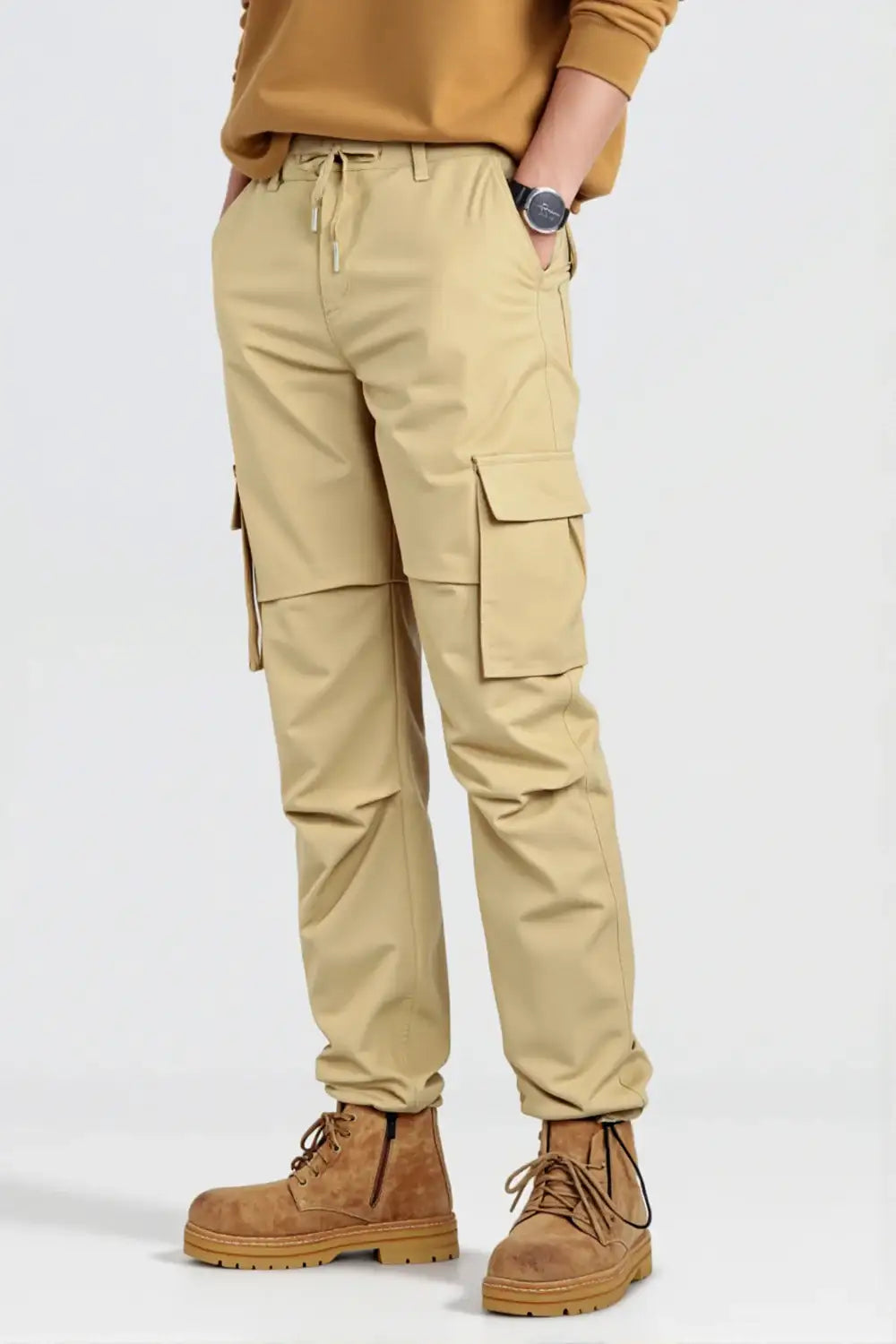 Match camuflagem masculina Wild Cargo Pants-Vermelho