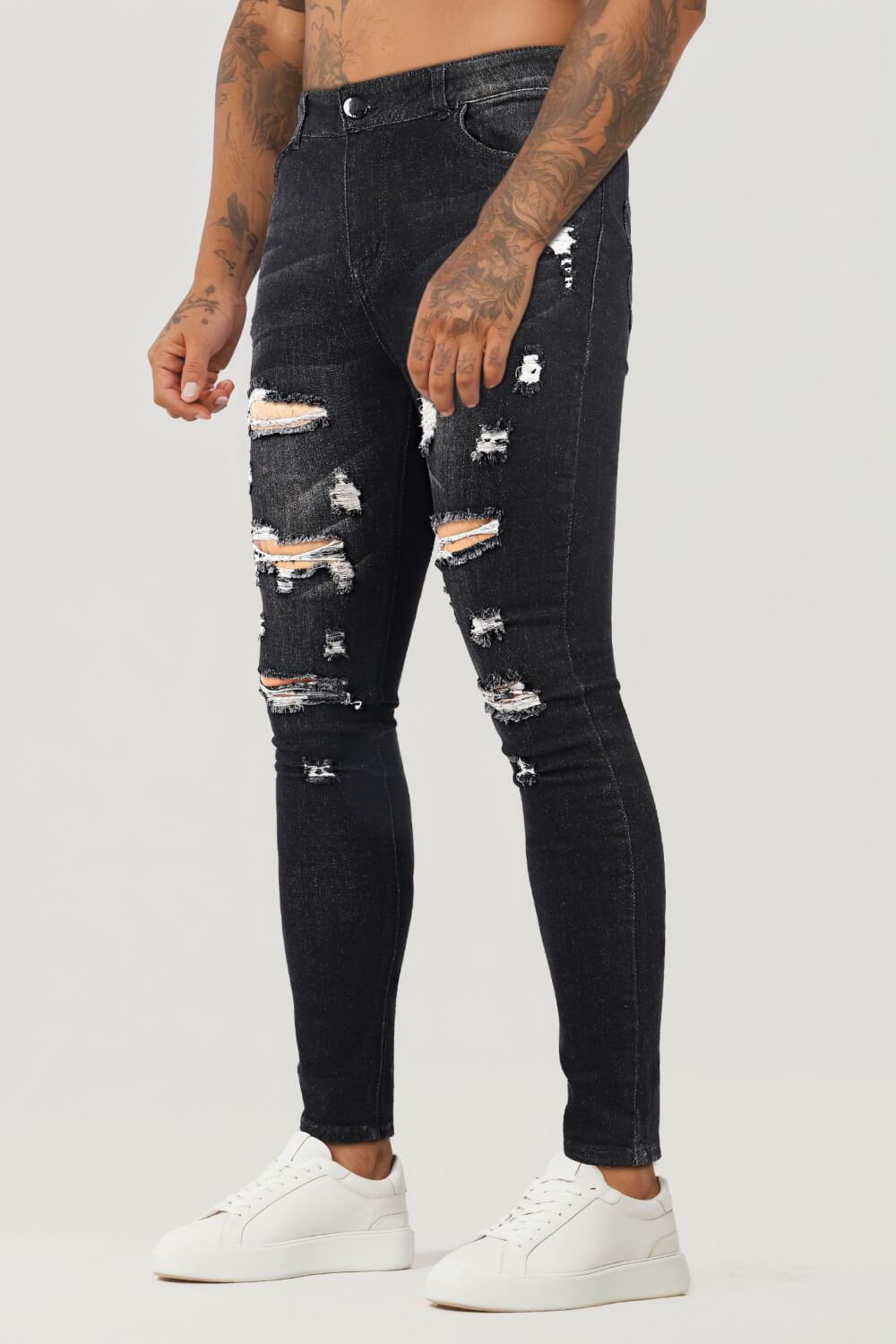 Skinny Jeans Ajustados Pantalones Jean Para Hombres Vaqueros