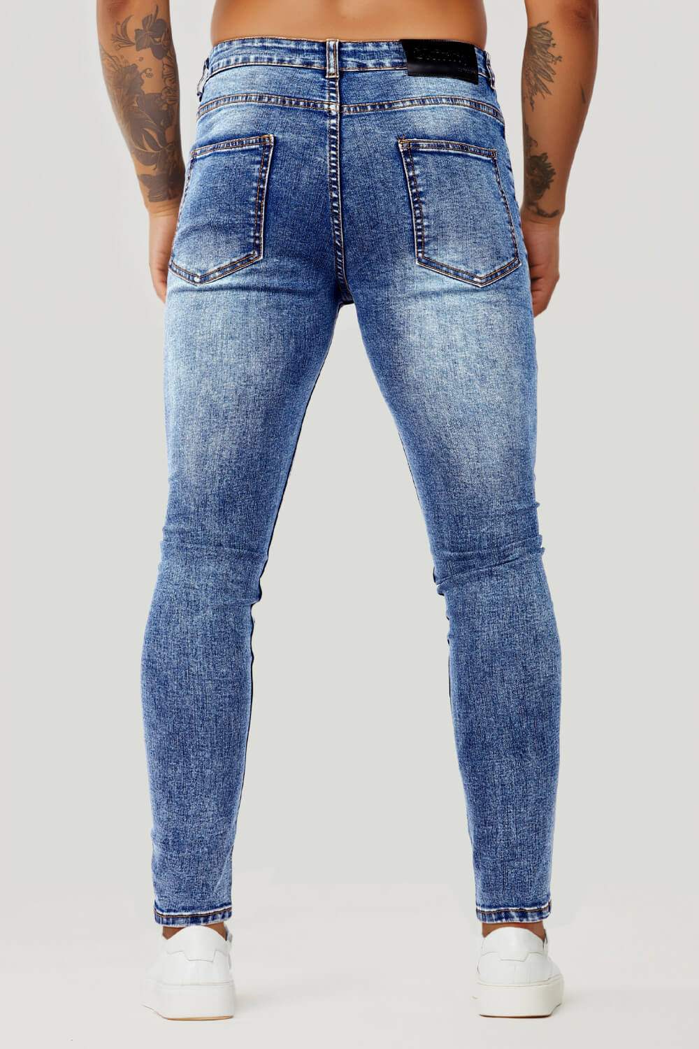 JEANS SKINNY FIT AZUL MEDIO HOMBRE