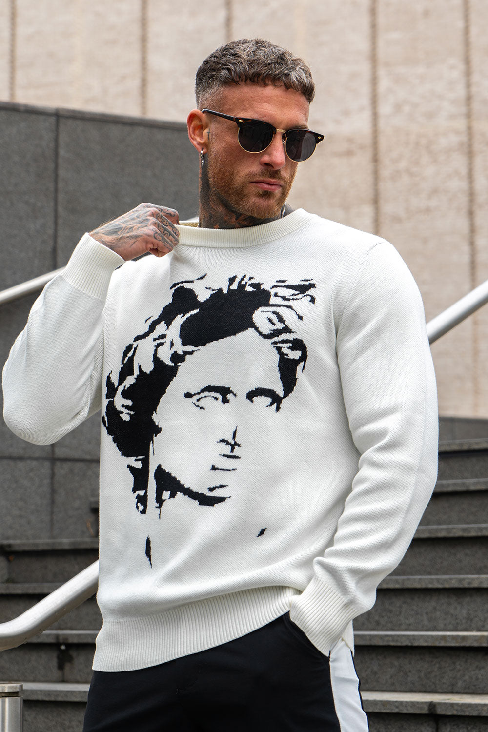 Sueter Tejido Sueter Para Varones Dos Agujas Sueteres Para