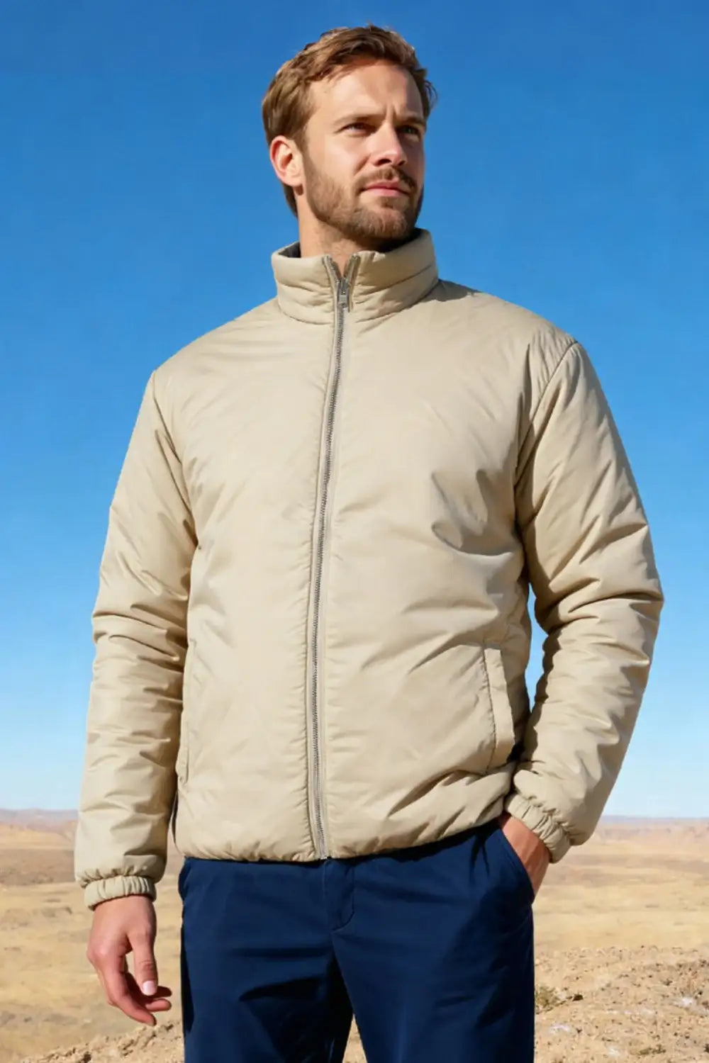Men's Reversible Coat - Black