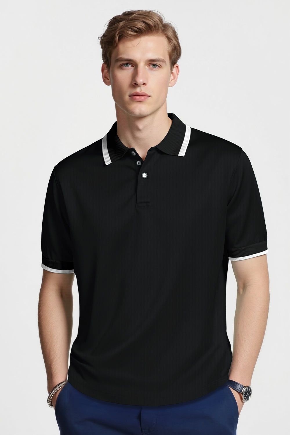 Heren Poloshirts Polo Hemd Heren Zomer Heren Poloshirt Effen Kleur