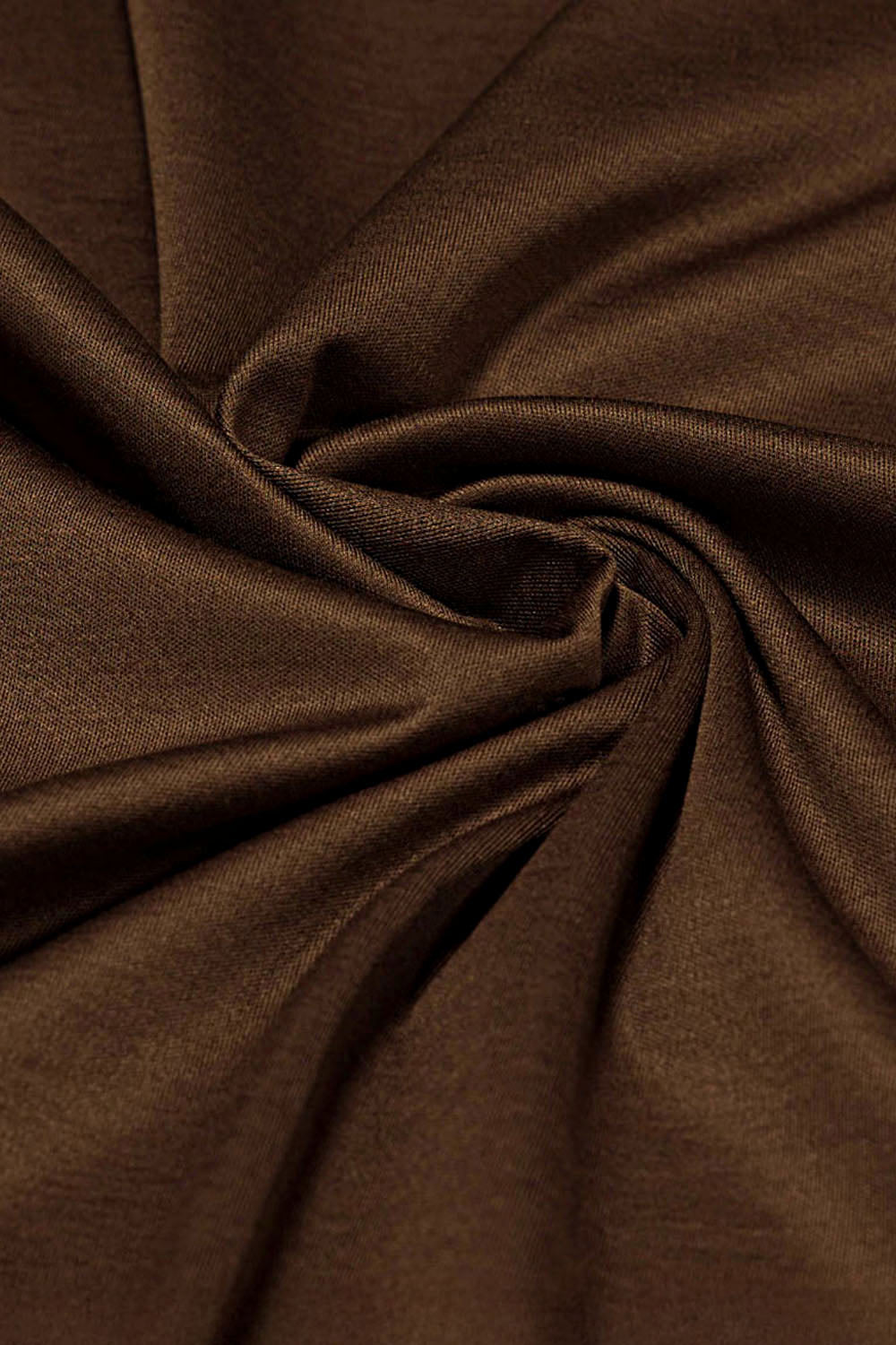 Men's Mercerized Cotton T-Shirt - Dark Brown