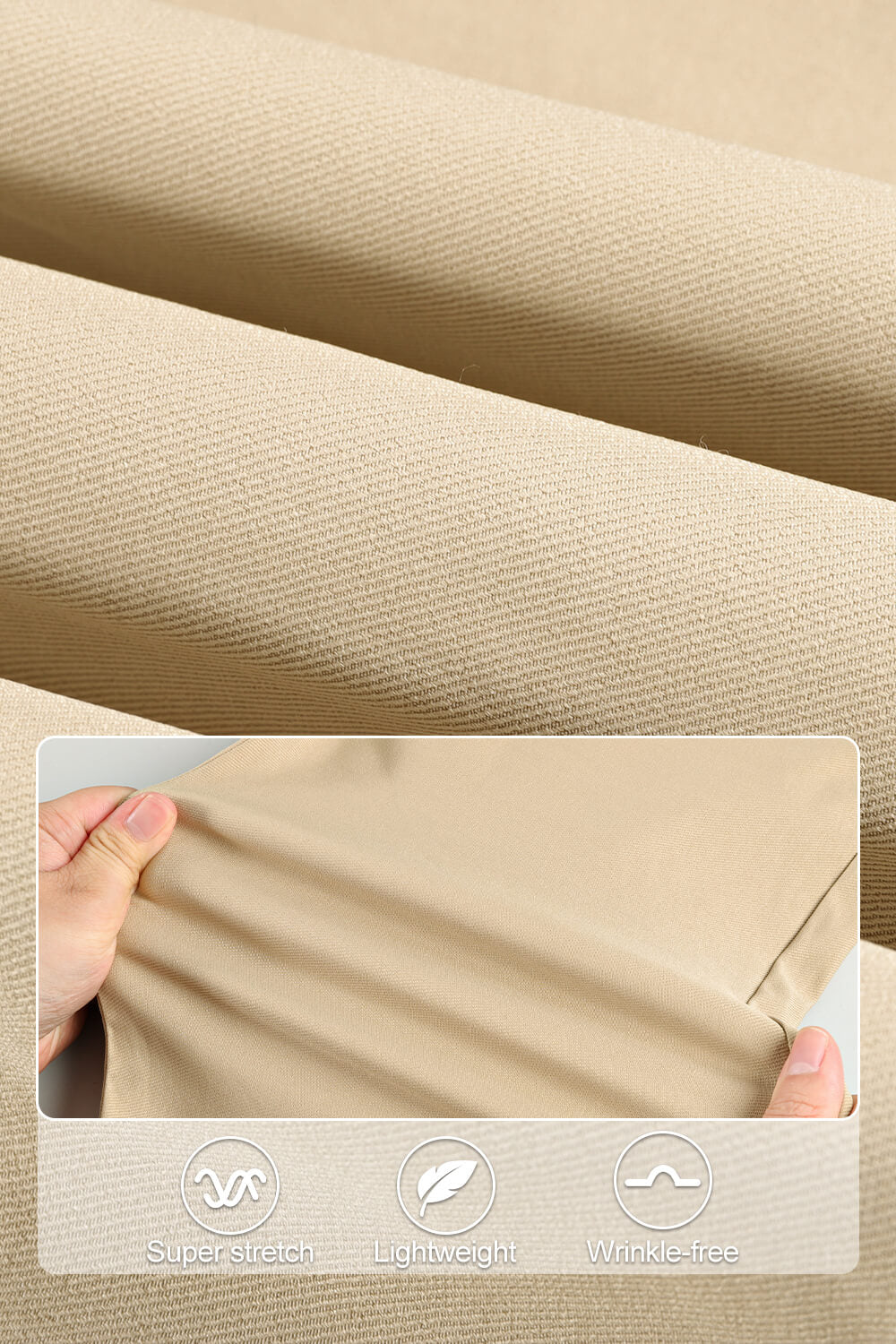 Lässige Chinohose für Herren - Khaki