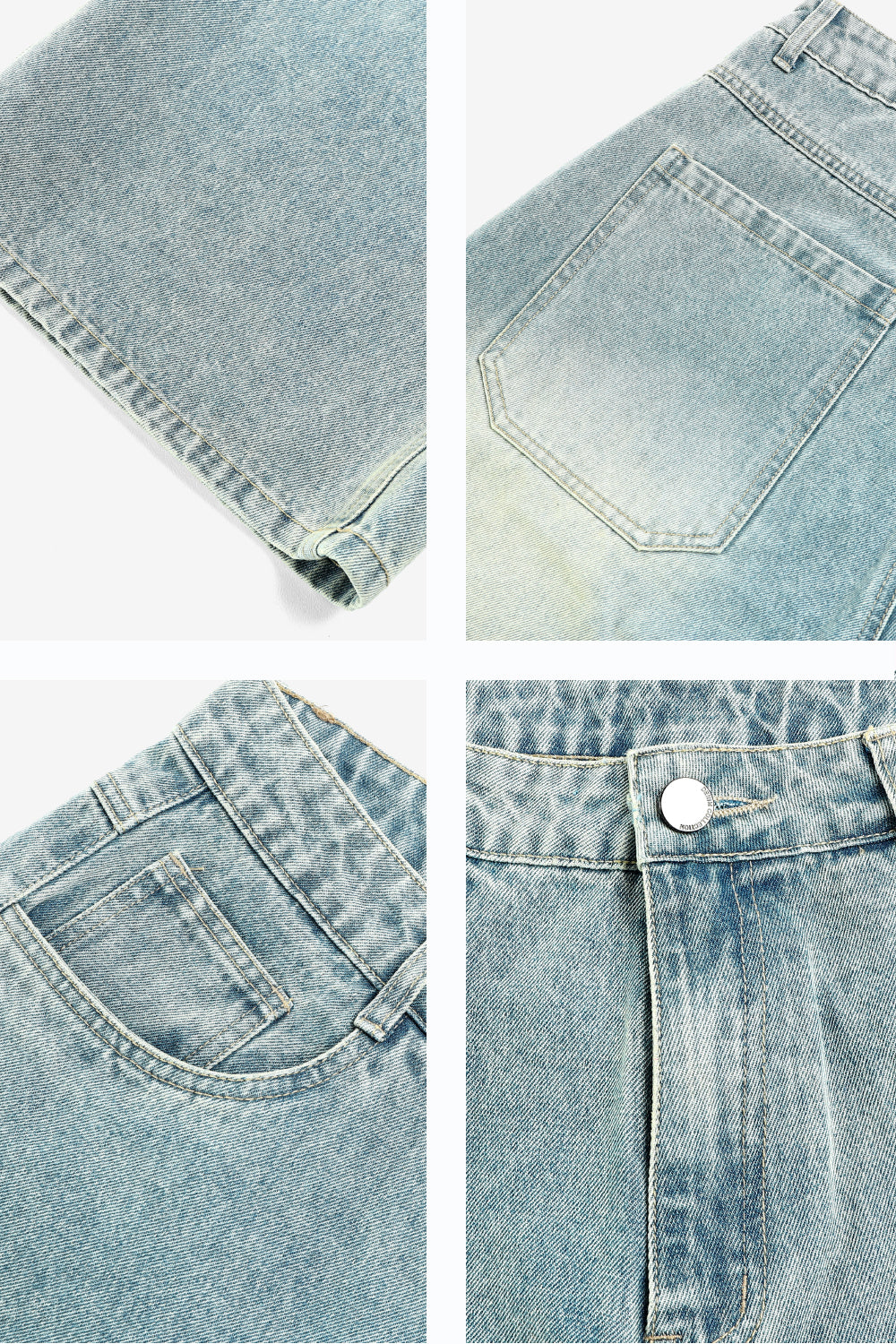 Lockere Jeans für Herren – Stacked