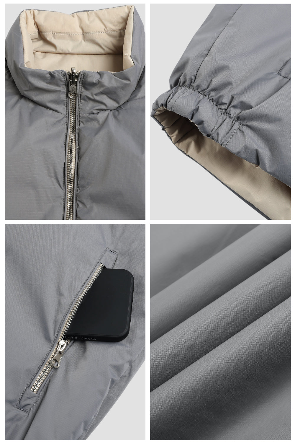 Men's Reversible Vest - Grey