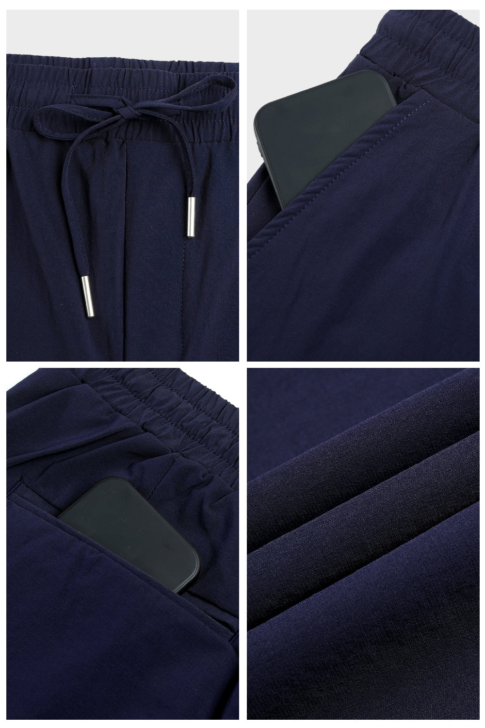 Men's Casual Hoodie Set - Dark Blue