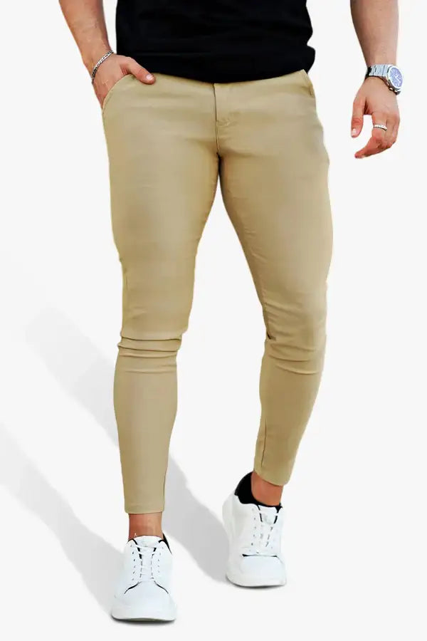 Men's Casual Chino Pant - Khaki For Sale – GINGTTO