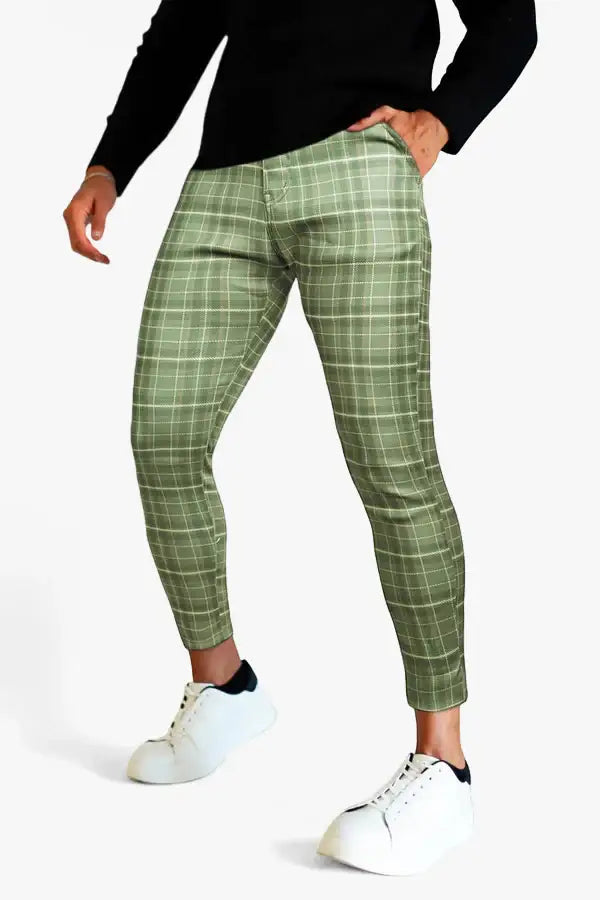 mens dark green dress pants Men's Green Pant