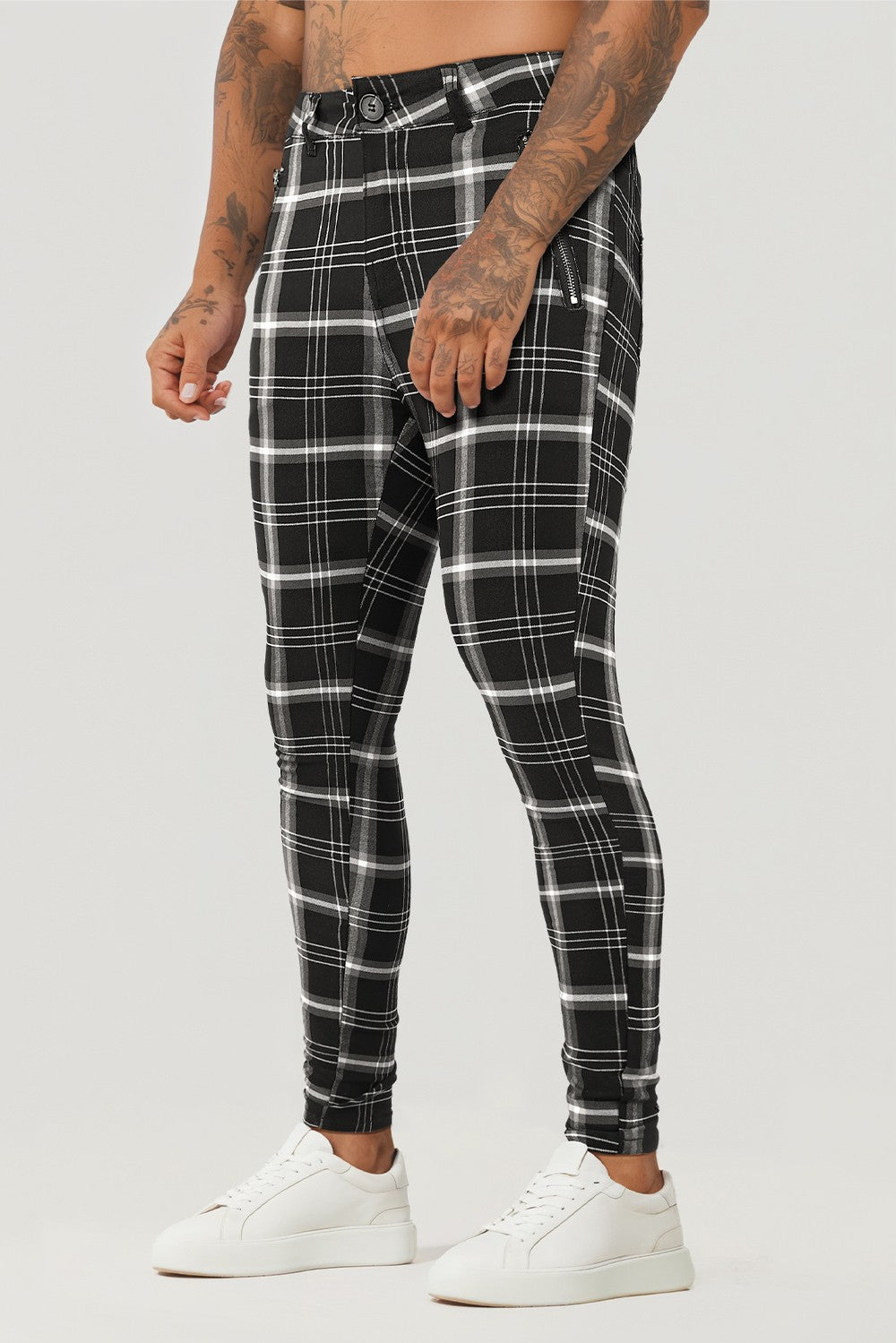 Plaid Pants Cheap Mens Dress Pants Online Xysaqa Men's Slim Fit