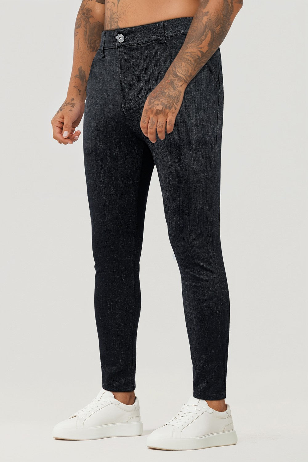 Para Hombre Vaqueros Super Ajustados Hombre Pantalones Vaqueros