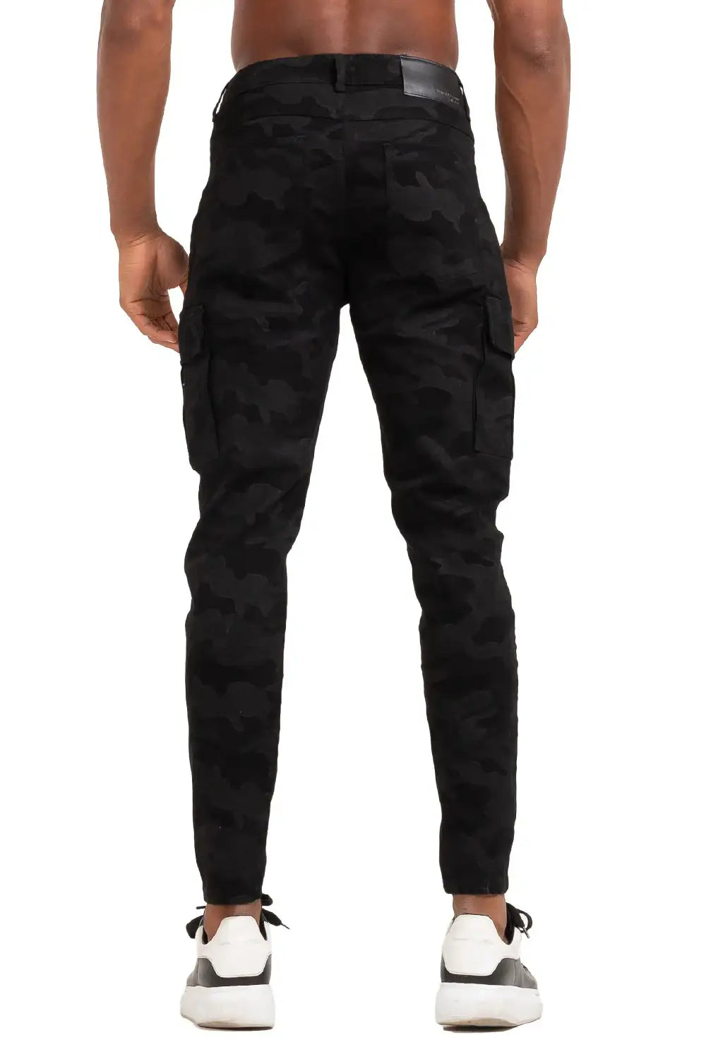 Mens Black Camouflags Pant