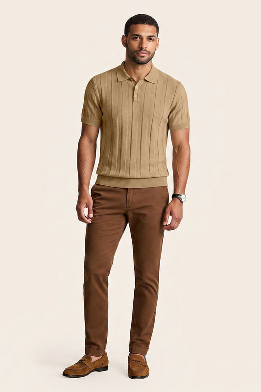 Wondering what color pants to wear with a brown shirt?