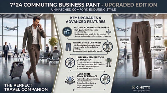 How Performance Trousers Solved Men's Business Travel Nightmares？