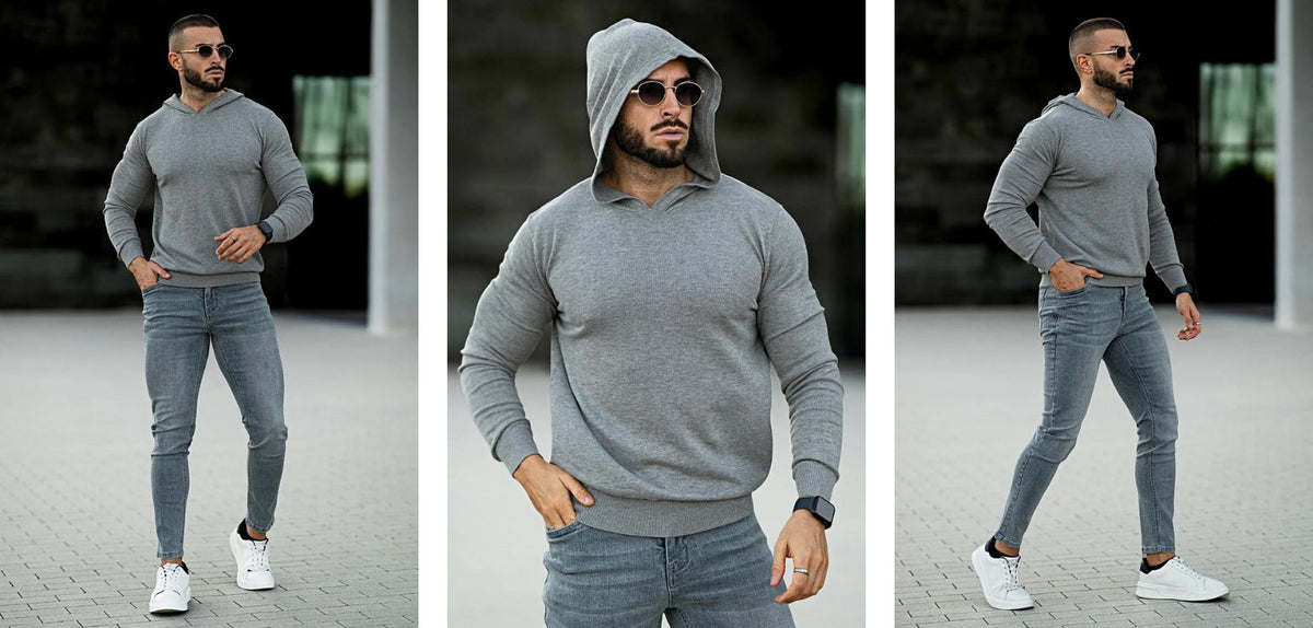 A Hoodie And A Sweatshirt