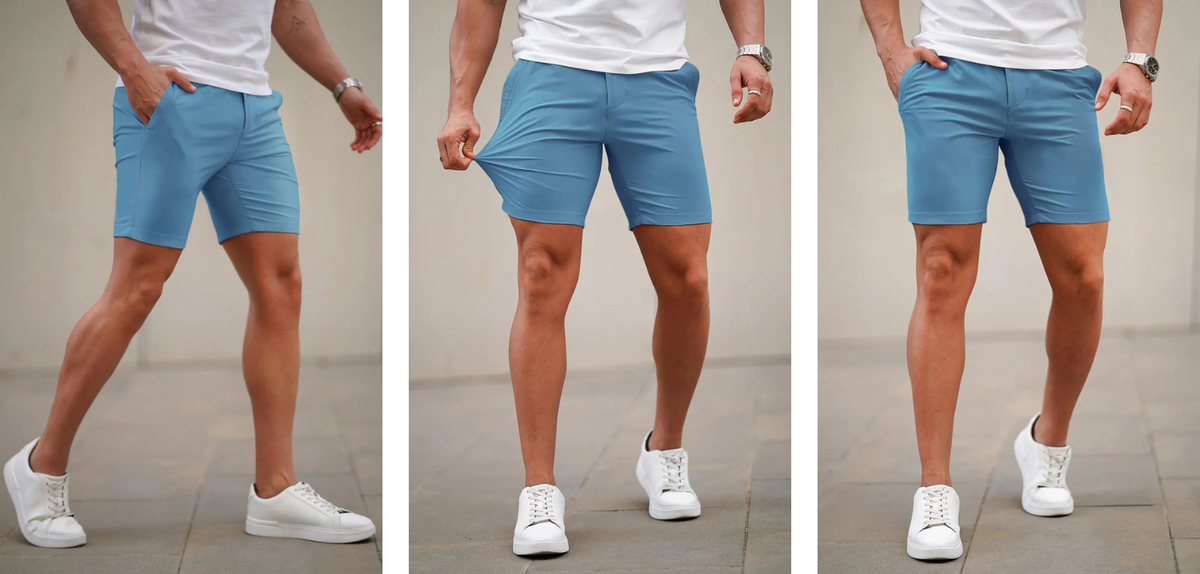 What Is the Best Shirt to Wear with Blue Shorts?