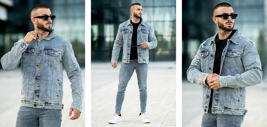 Color Denim Jacket Is in Style