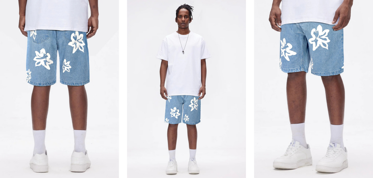 How to Wear Denim Shorts