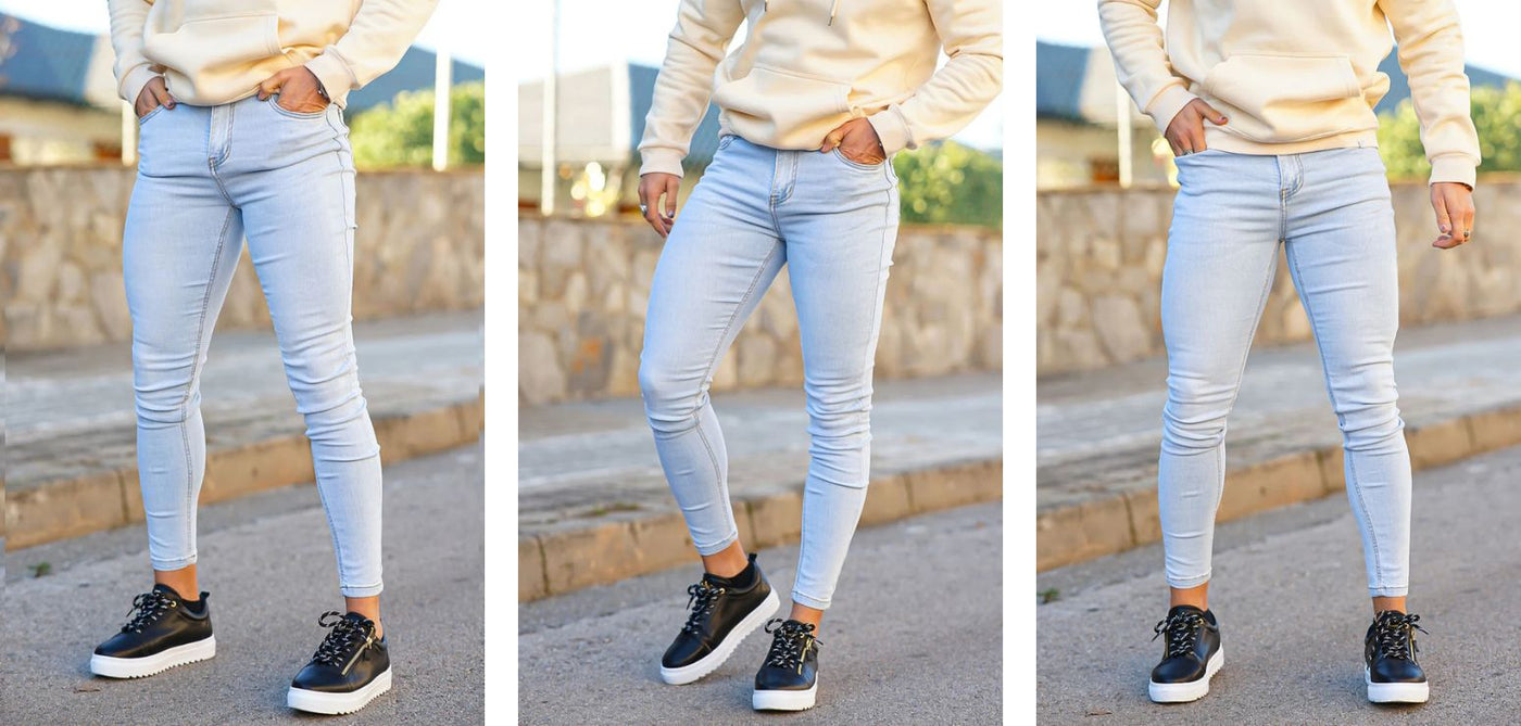 Men's Jeans for Big Belly and Skinny Legs