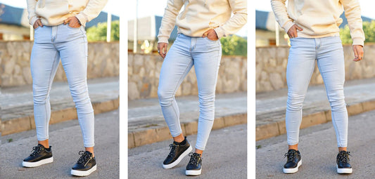 Men's Jeans for Big Belly and Skinny Legs