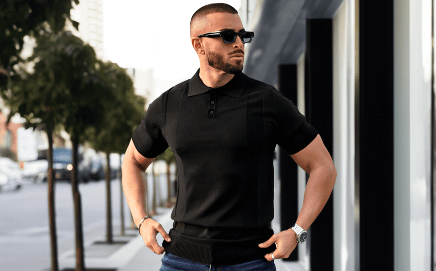 men's luxury polo shirts