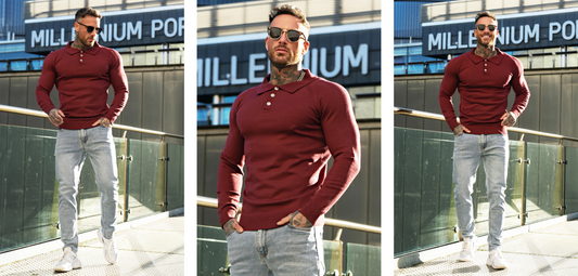 Wear a Sweater with a Button-Down