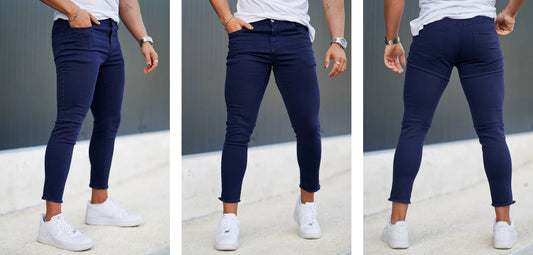 Wear with Navy Blue Pants