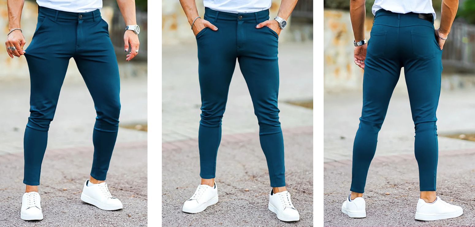 What to Wear with Blue Slacks? – GINGTTO