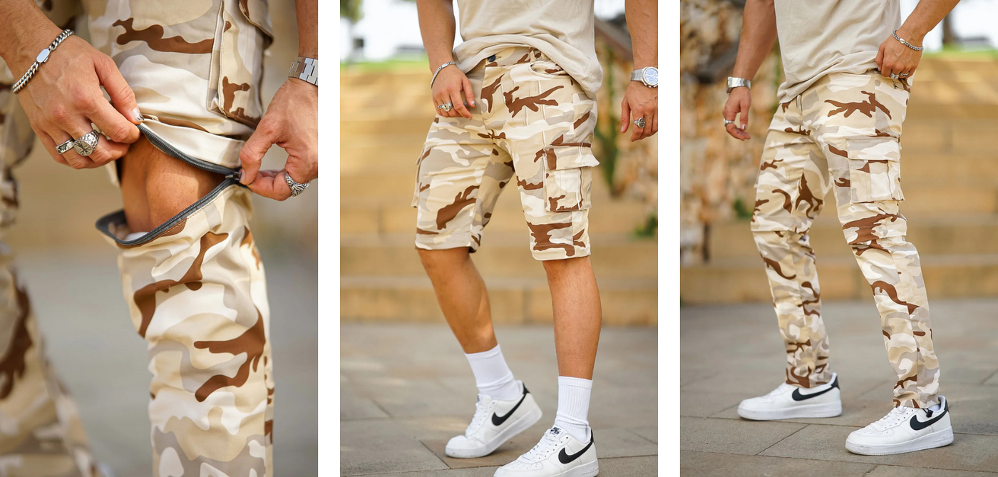 What to Wear with Camo Shorts?