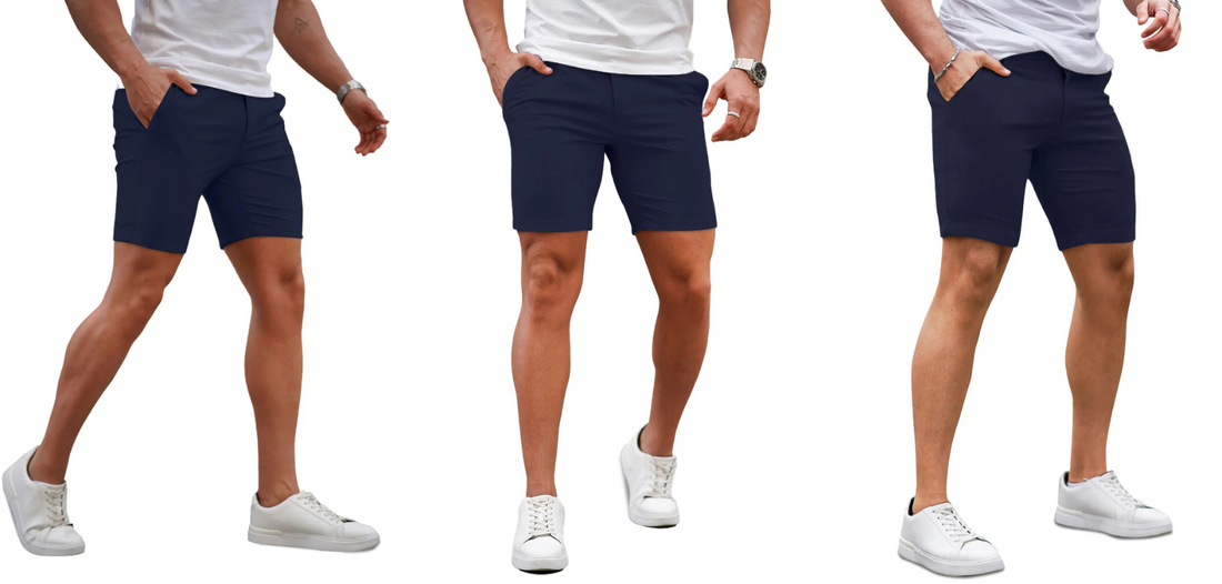 What to Wear with Navy Blue Shorts? – GINGTTO