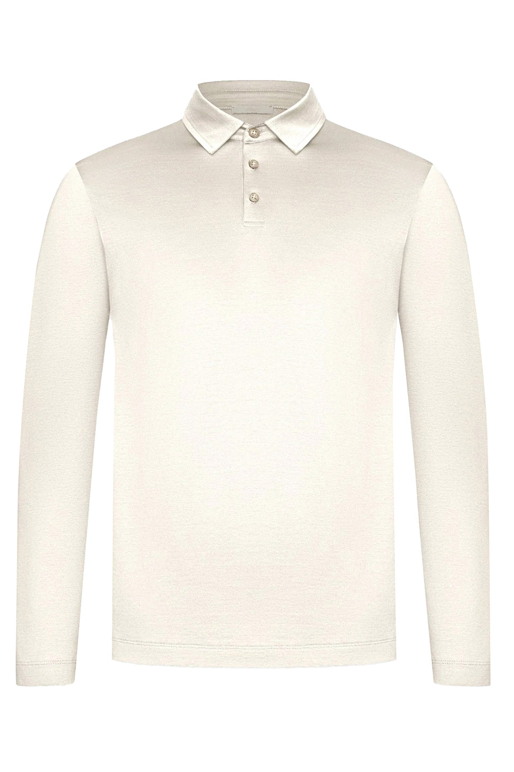 Men's Mercerized Cotton Polo Shirt - Sandstone Beige