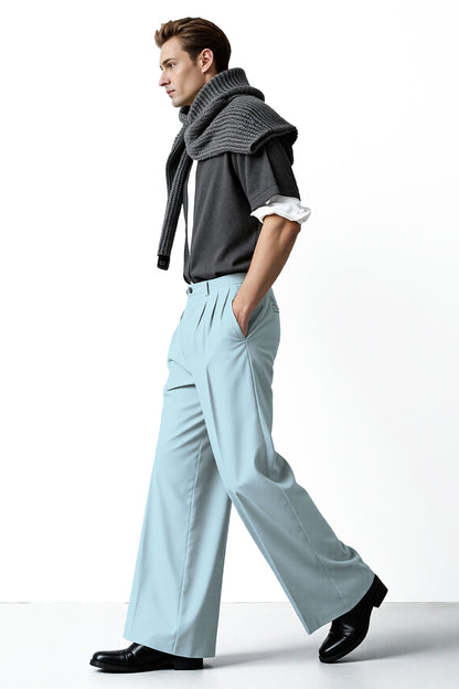 Pantalón de corte relajado para hombre - Caqui