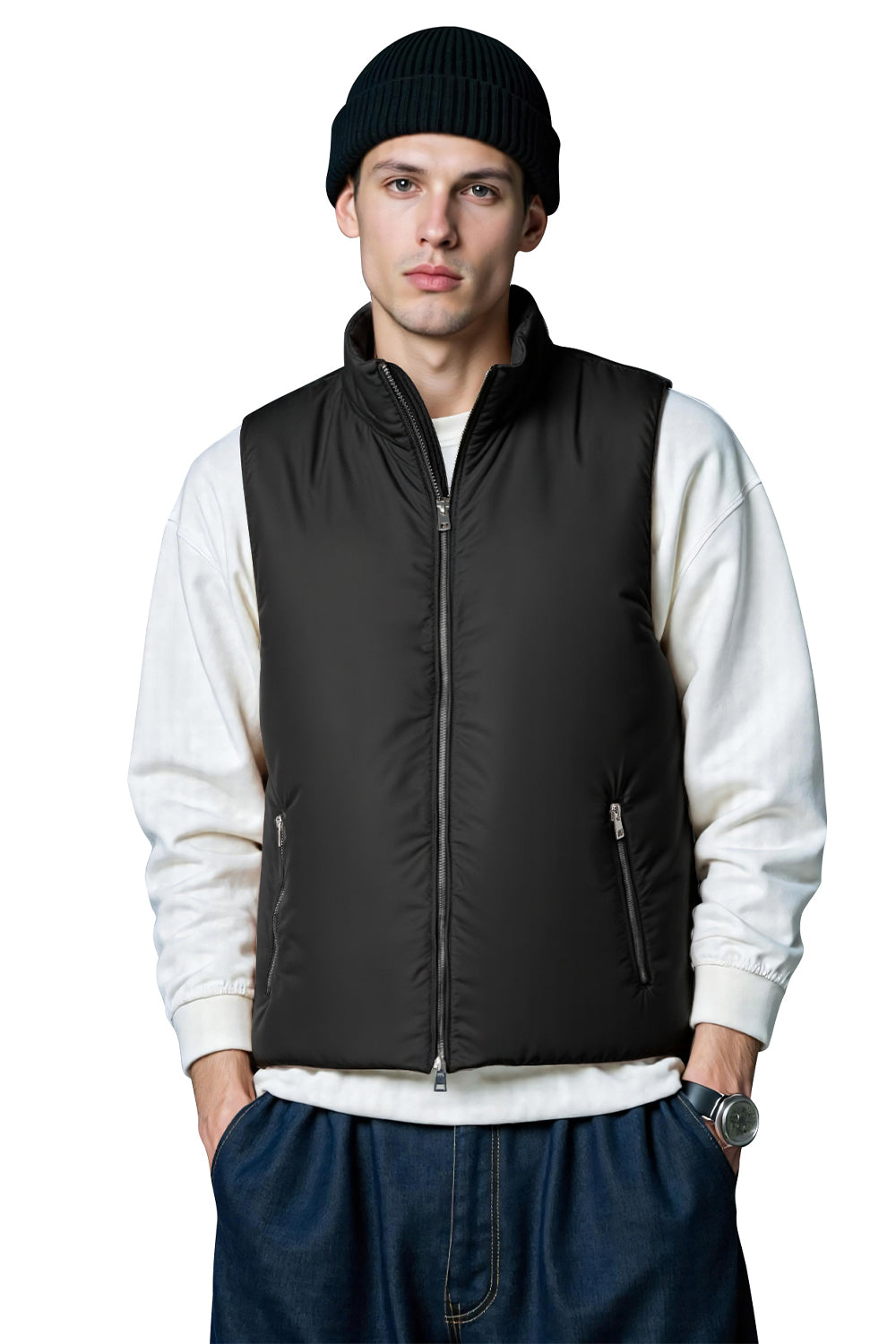 【たくじろ】☆BRIEFING☆MENS PADDED VEST Men's Passage Vest - Fisher + Baker