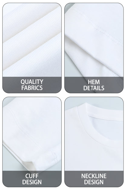 Men's Mercerized Cotton Long Sleeves T-Shirt - White