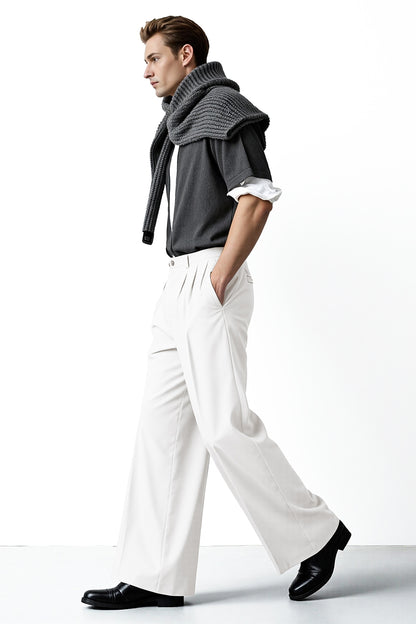 Men's Relaxed Baggy Pant - White