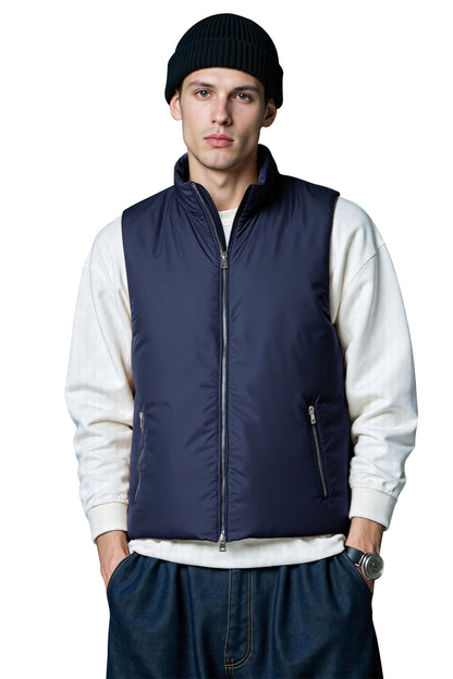 Men's Quilted Vest - Dark Blue
