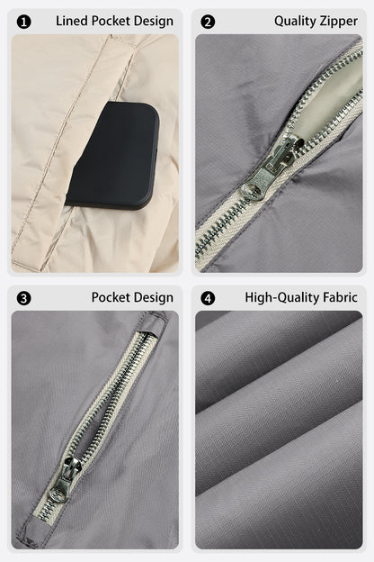 Men's Reversible Coat- Grey