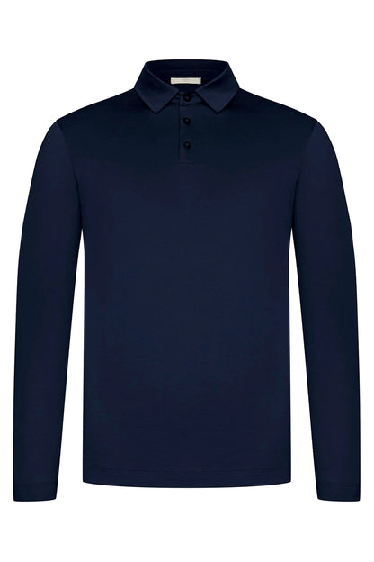 Camiseta de algodón mercerizado para hombre - Verde militar