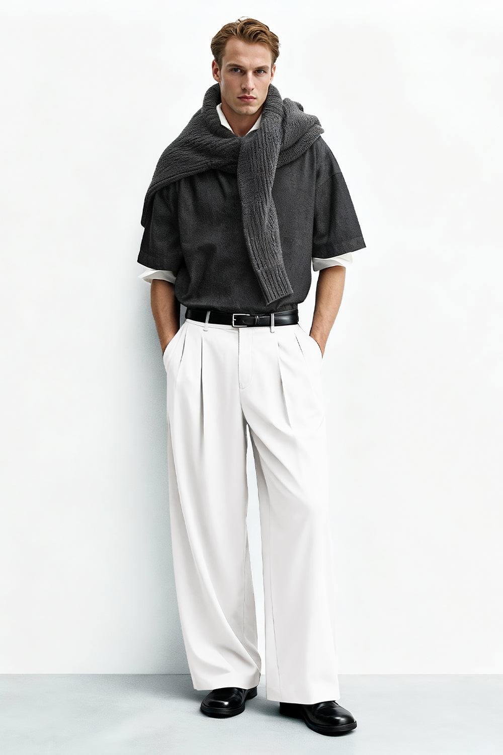Men's Relaxed Baggy Pant - White