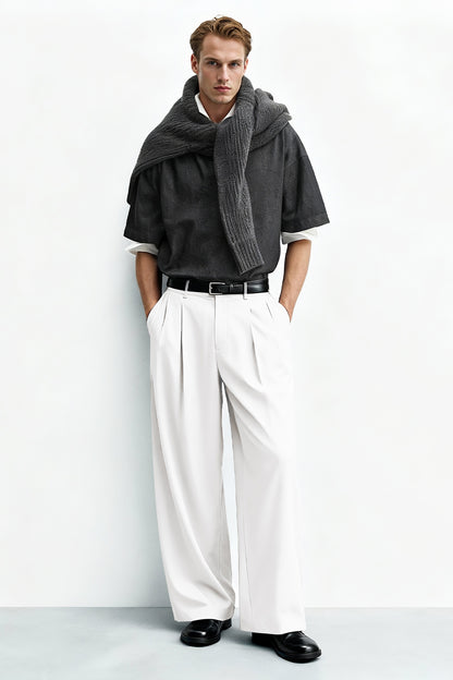 Men's Relaxed Baggy Pant - White