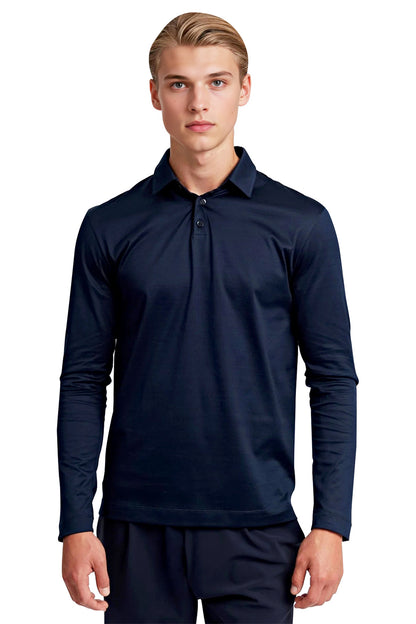 Camiseta de algodón mercerizado para hombre - Verde militar